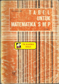 Tabel Untuk  Matematika SMP
